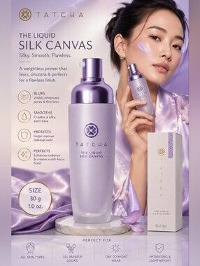 Tatcha The Liquid Silk Canvas Protective Makeup Primer 30 g